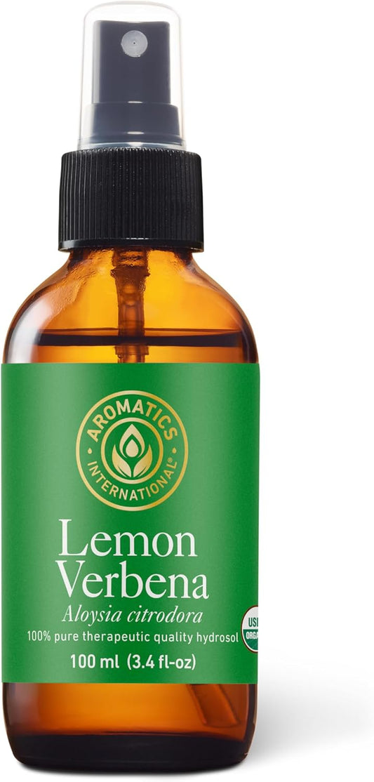 Aromatics International Lemon Verbena Hydrosol 100ml | Citrus Aromatic Mist for Freshness
