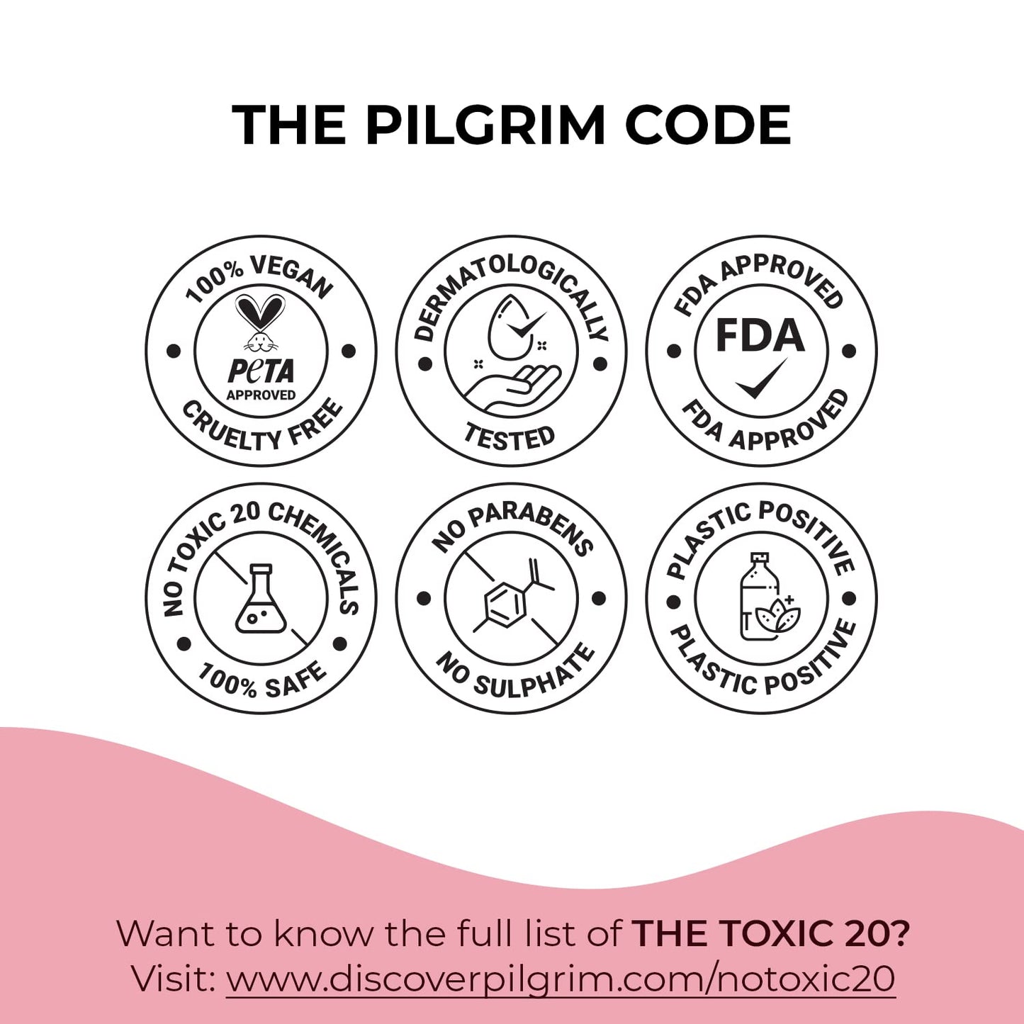 Pilgrim Squalane Bubblegum Lip Serum | Enriched with Shea Butter & Pomegranate Extract | Hydrating Lip Plumper Serum | Repairs Cracked Lips | Reveals Soft & Glossy Lips | 0.20 Fl Oz/6ml