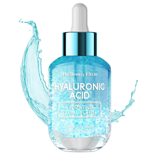 Hyaluronic Acid Serum For Face - Ultra Hydrating, Restores, Smooths & Reduces Wrinkles - Dermatologist Tested, Natural Ingredients, Clean Beauty - Korean Skin Care - 1.69 Fl. Oz