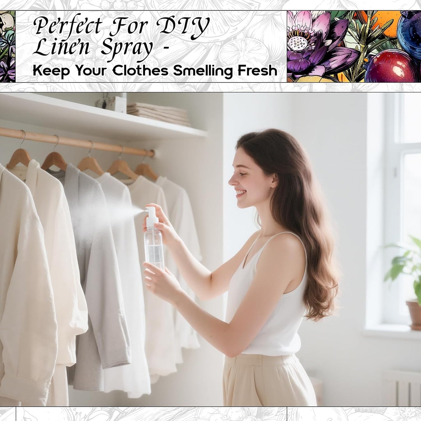 HIQILI Water Lily Moonbeam Fragrance Oil for Diffuser, Candles, Soap & Perfume Making, Floral Scent, Long-Lasting Aroma - 5.07 Fl Oz