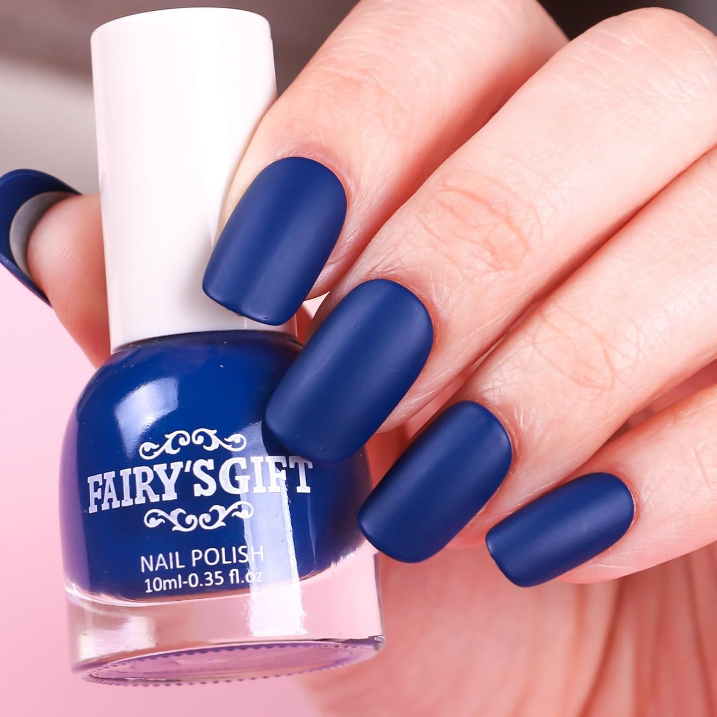 Major Dijit Matte Nail Polish Air Dry Nail Art Varnish (Navy Blue, 10 ML)