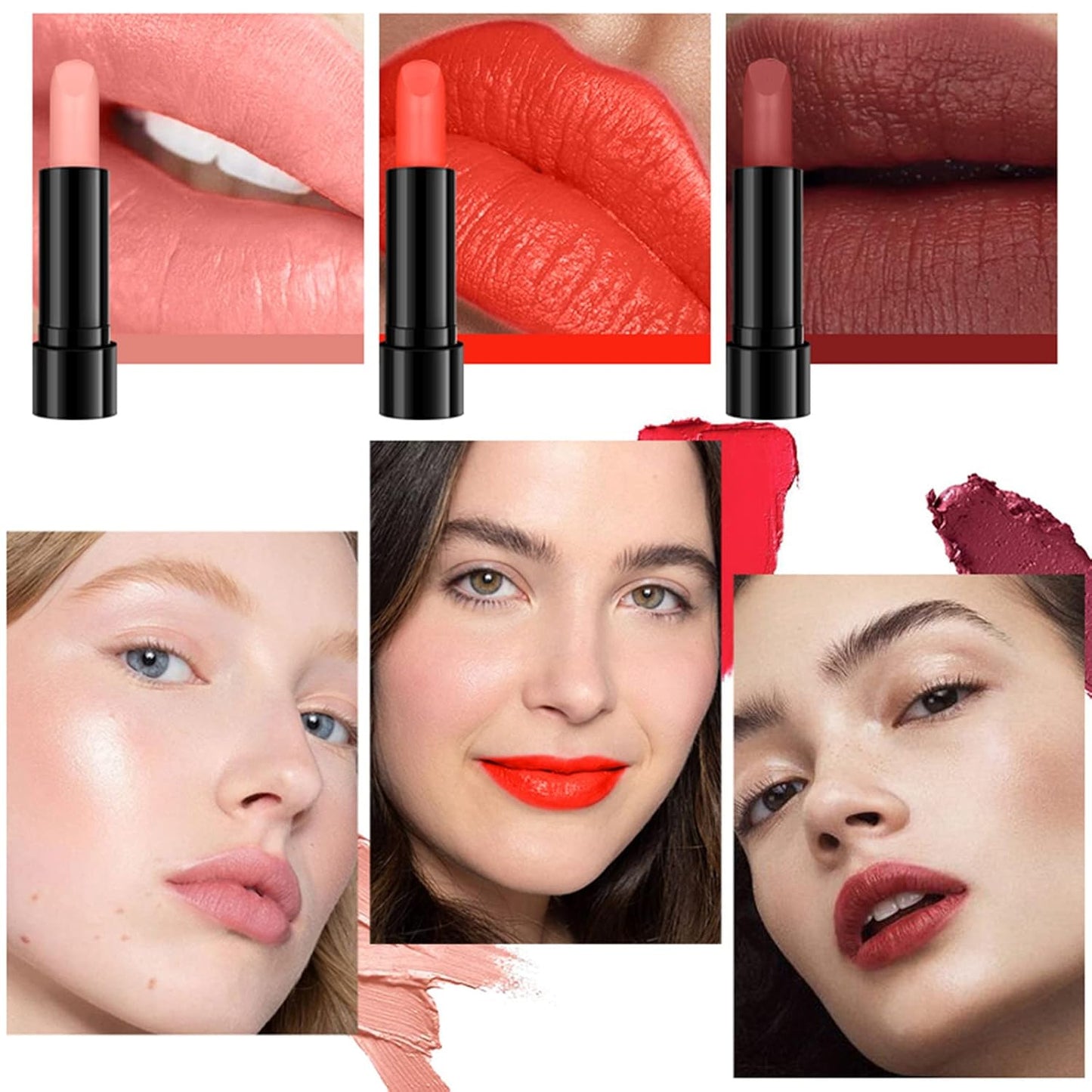 All-in-One Makeup Gift Set Carry All Makeup Kit Women Full Kit With Makeup Bag Lipgloss Lipstick Concealer Blush Foundation Face Powder Eyeshadow Palette Cosmetic Palette #6