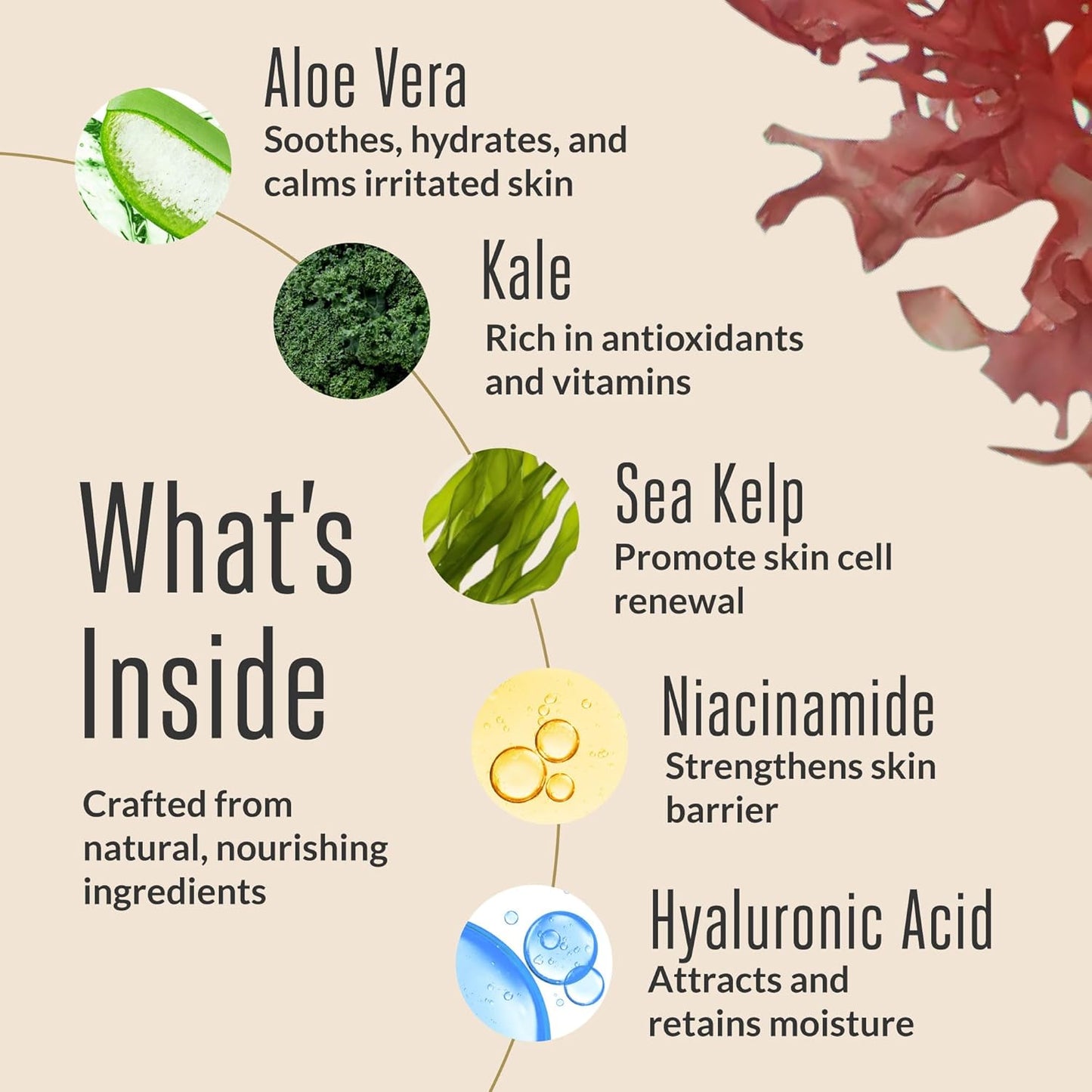 Eye Cream - Under Eye Cream for Dark Circles and Puffiness, Anti-Aging Skin Care with Aloe, Niacinamide, & Hyaluronic Acid to Firm Skin and Reduce Wrinkles, Soothing Face Cream (1 fl oz)