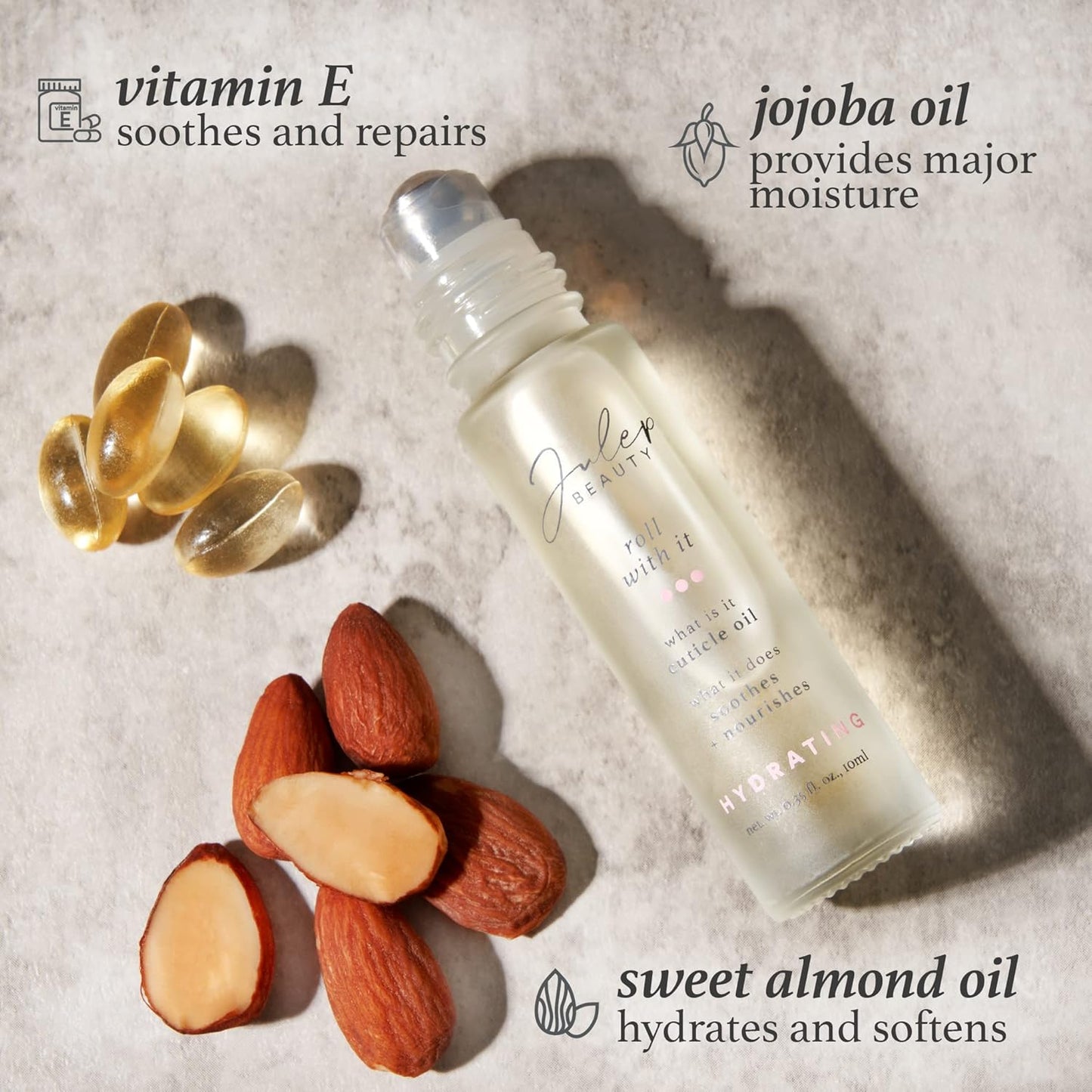 Julep Roll With It Cuticle Oil Trio – Nourishing Nail & Cuticle Care Set with Natural Oils for Hydration and Healthy-Looking Nails