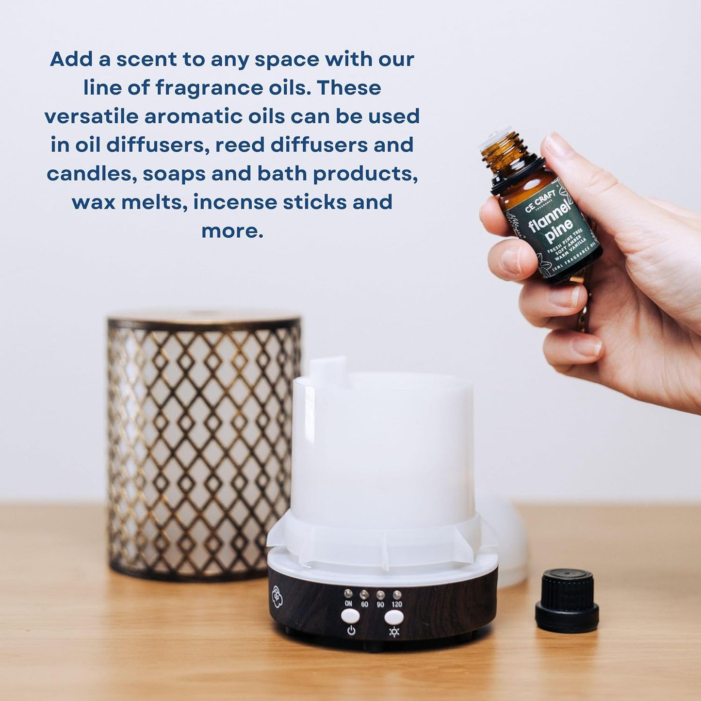 CANDECraftCo Premium Fragrance Oil – Diffuser Oils Fragrances Scented for Home, Candle Soap Making Supplies, Aromatherapy Blends for House (0.34 Fl Oz) (2-Pack, Forbidden Cherry)