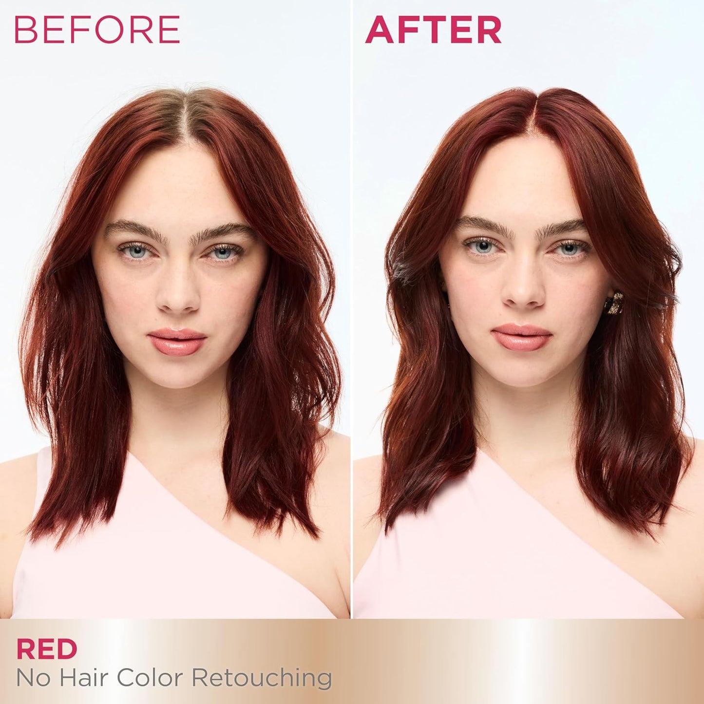 Garnier Color Sensation Color Retouch, Demi Permanent Hair Dye for Roots with 100% Gray Coverage, Red Hair Dye 6.6, Pack of 6