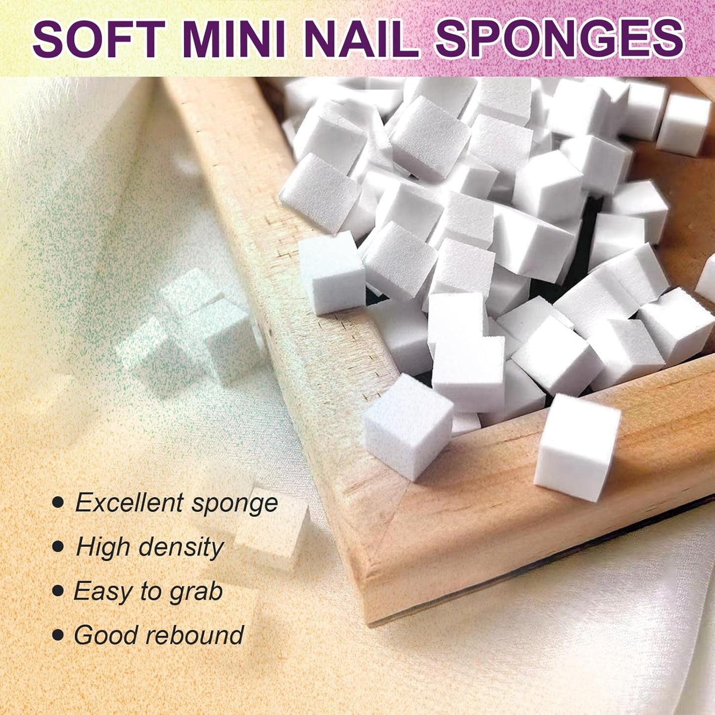 Gradient Painting Gel, 16 Colors Ombre Gel Nail Polish with 100Pcs Nail Sponges &Tweezers for Pigmented Pat Aura Nails French Manicure Soak Off UV Long-lasting Palette Cloud Fluff