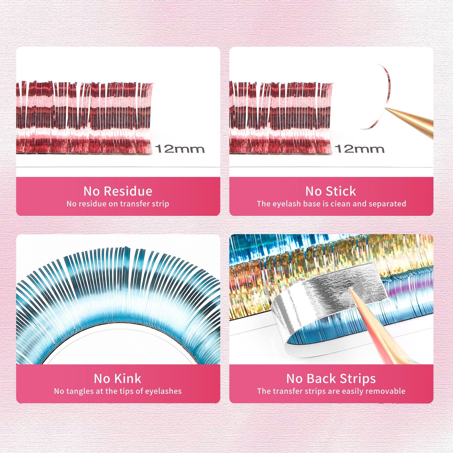 Glitter Spike Tinsel Eyelash Extensions 0.07 Colored Lashes Extension C Curl Lashes 15mm Lash Extensions Soft False Eyelashes Volume Lashes 12 Rows Professional Use(Glitter,0.07-C,15mm)