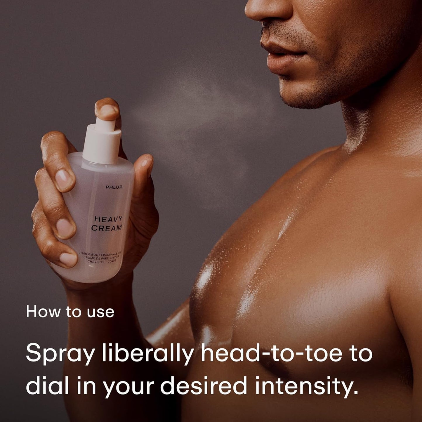 PHLUR Heavy Cream Body Mist – Hair and Body Mist & Body Spray Marshmallow, Whipped Cream, Jasmine, Coconut & Vanilla Body Spray (8 FL Oz)