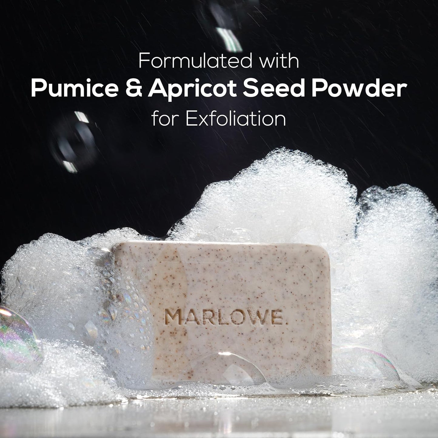 MARLOWE. No. 102 Body Scrub Soap 7 oz (12 Bars), Exfoliating Soap Bar with Shea Butter, Olive Oil & Green Tea Extracts, Cleanses, Smooths & Revitalizes Skin, Original Sage & Fir Scent