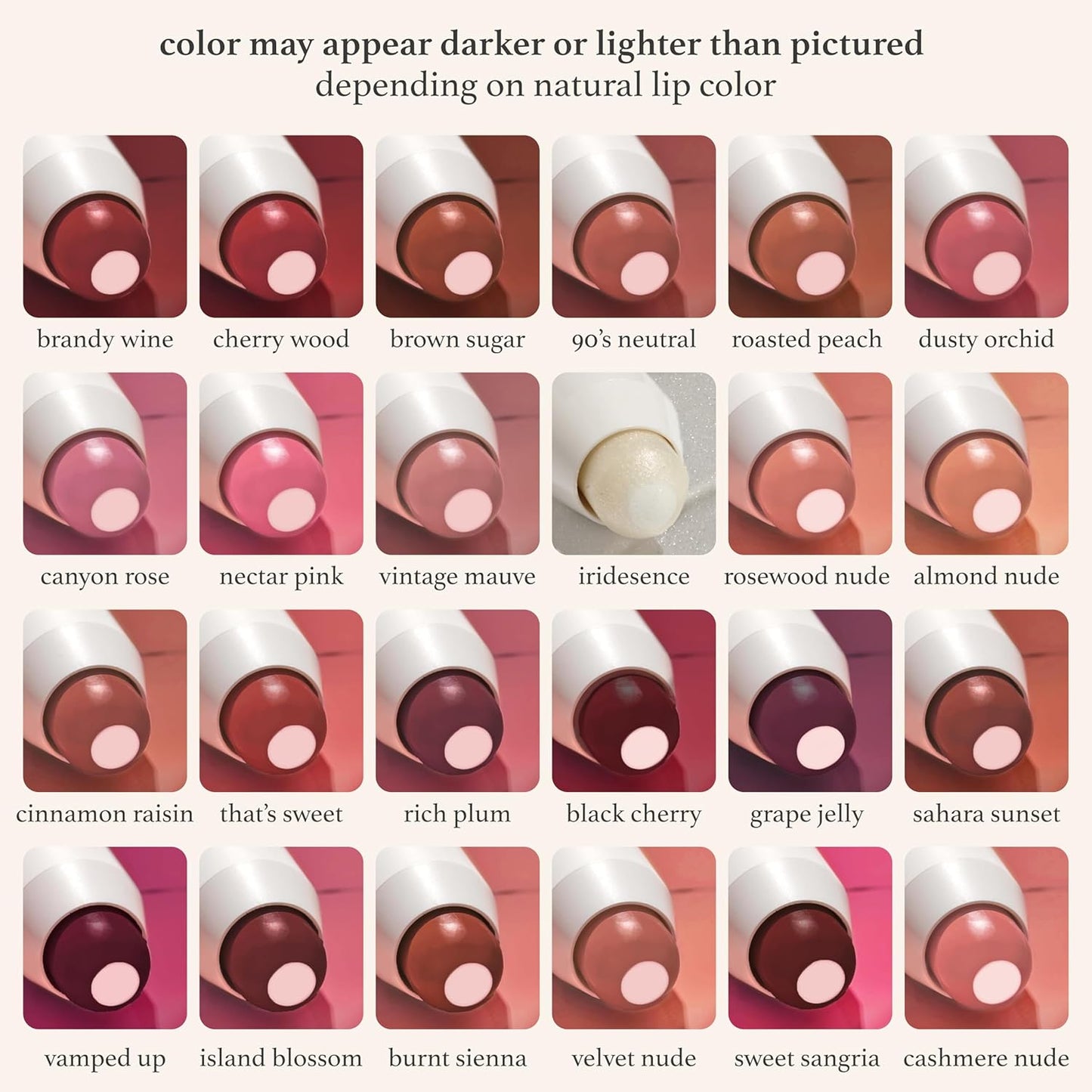 Julep It's Balm Tint of Color Lip Balm - Black Cherry | Hydrating Lip Color with Vitamin E Core | Natural Gloss Finish | Vegan & Cruelty-Free