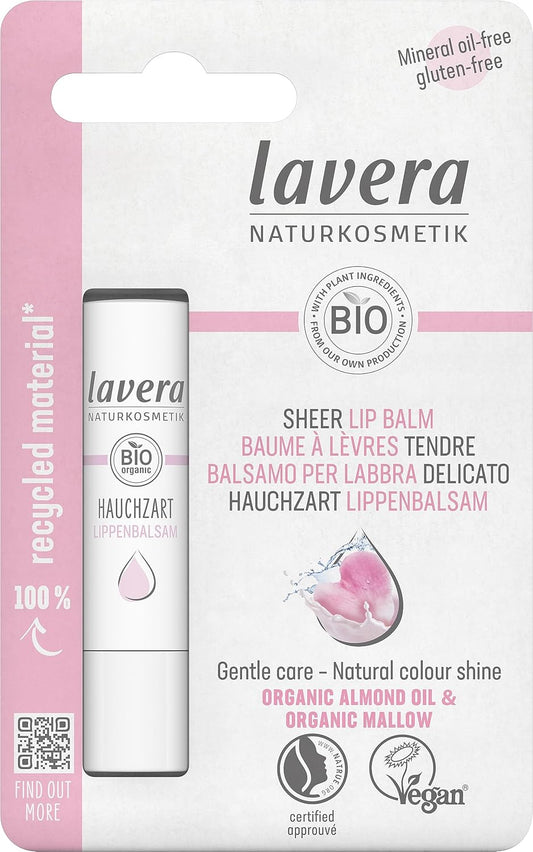 Lavera Organic Sheer Lip Balm New 0.18 oz