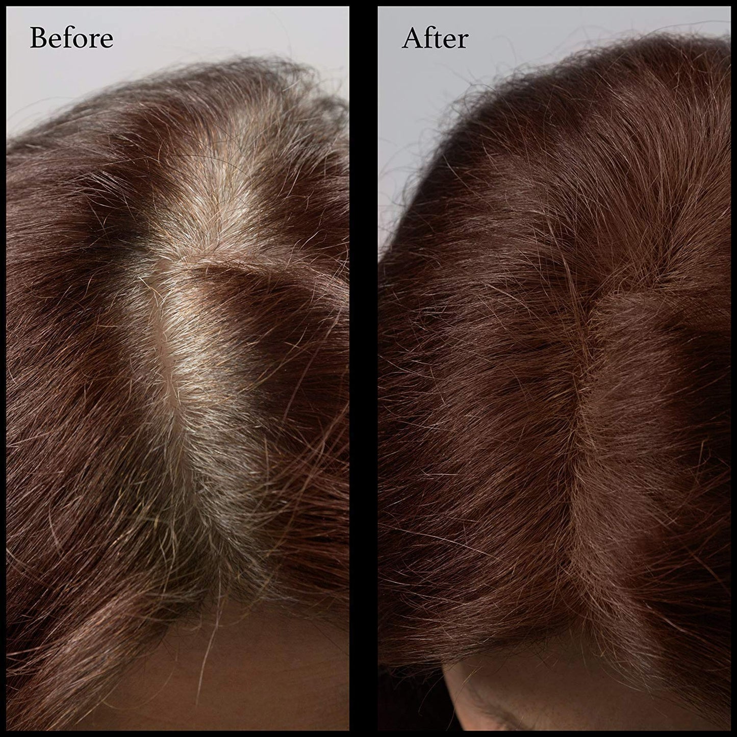 Hair Root Touch Up Powder - Dark Auburn - 11 True-to-Nature Root Concealer Shades - Long-lasting, Zero Fragrance, Talc or Parabens - With Brush