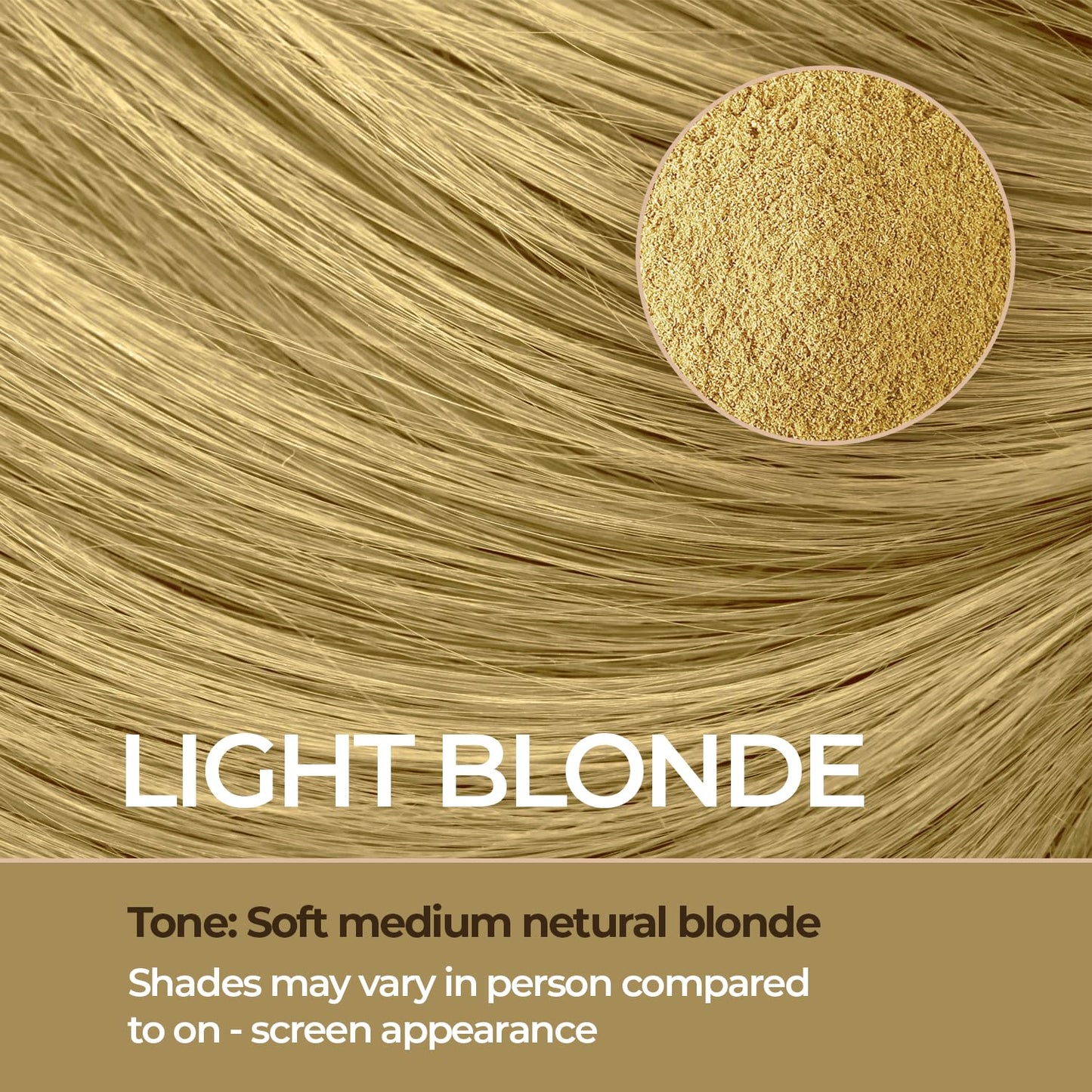 Keratin Hair Fibers for Men & Women - Fill In Fine or Thinning Hair, Instantly Thicker, Fuller Looking Hair (Light Blonde 15g)