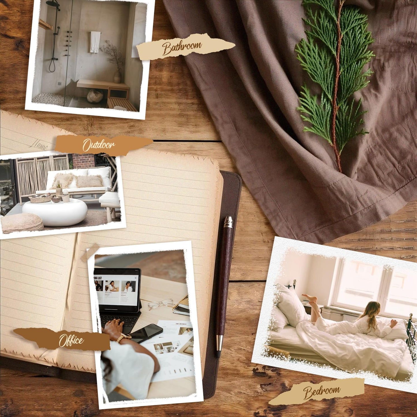 Woody Essential Oils Set, Fragrance Oil Set for Diffuser, Scent Diffuser Oil for Candle Making- Sandalwood, Cedar, Bamboo, Teak, Vetiver, Forest Pine