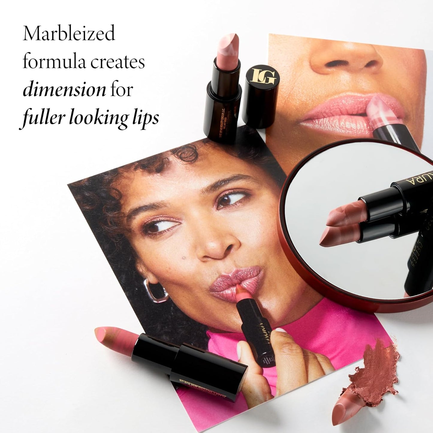 LAURA GELLER NEW YORK Italian Marble Sheer Lipstick - Prego - Hydrating & Lightweight - Vitamin E & Caster Seed Oil - Cream Finish