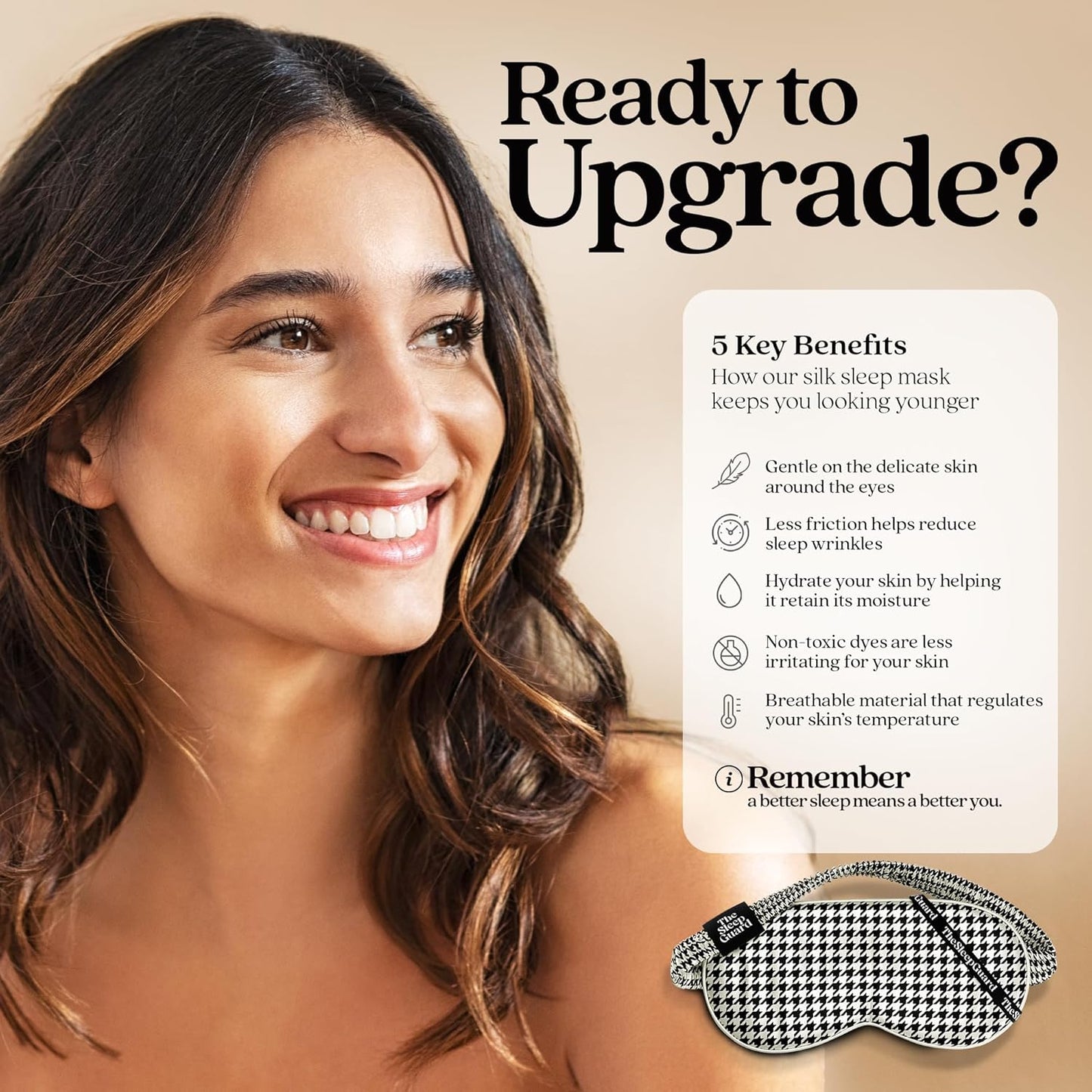 Pure Silk Sleep Mask [100% 6A Mulberry Silk, 22 Momme] Light Blocking Travel Essentials. Eye Masks for Sleeping. Black Oeko-Tex Blindfold. Eye Covers for Men & Women