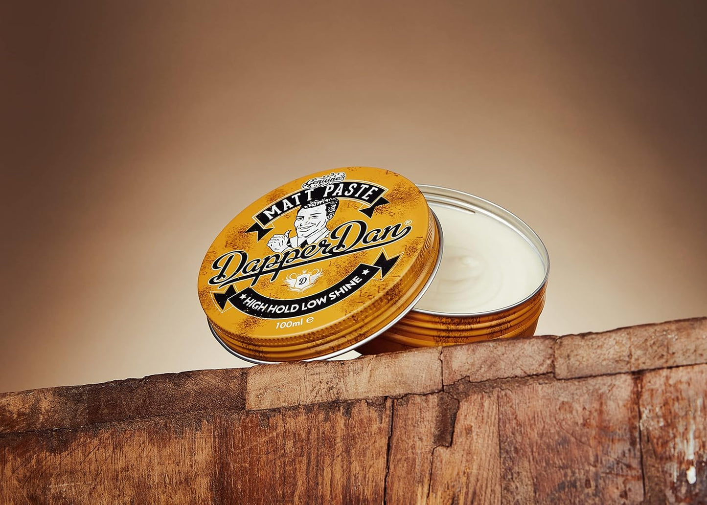 Dapper Dan Matt Paste, High Hold Low Shine Hair Paste for Men, Adds Texture with Flexible Hold for All Styles, Vintage Cologne Fragrance, 1 x 100ml