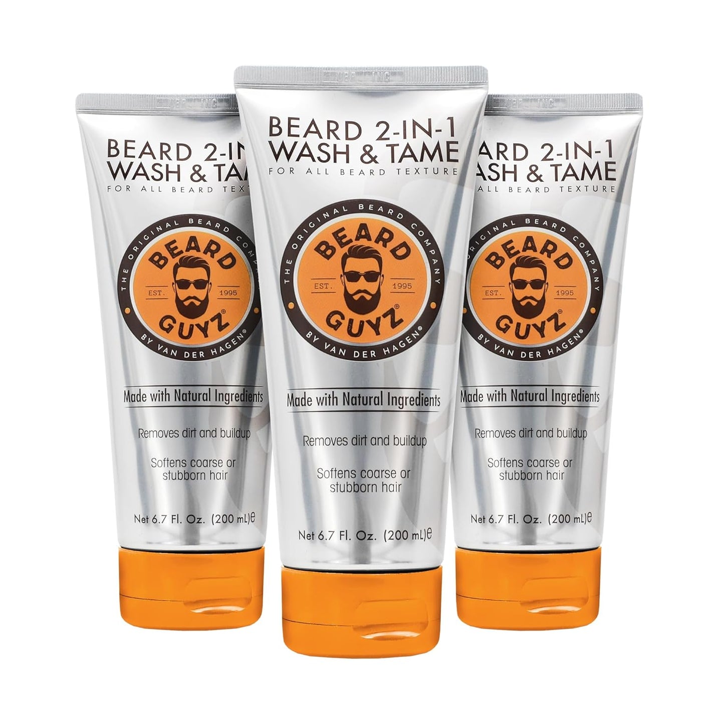 Beard Guyz 2-in-1 Wash & Tame (6.7oz pack of 3)