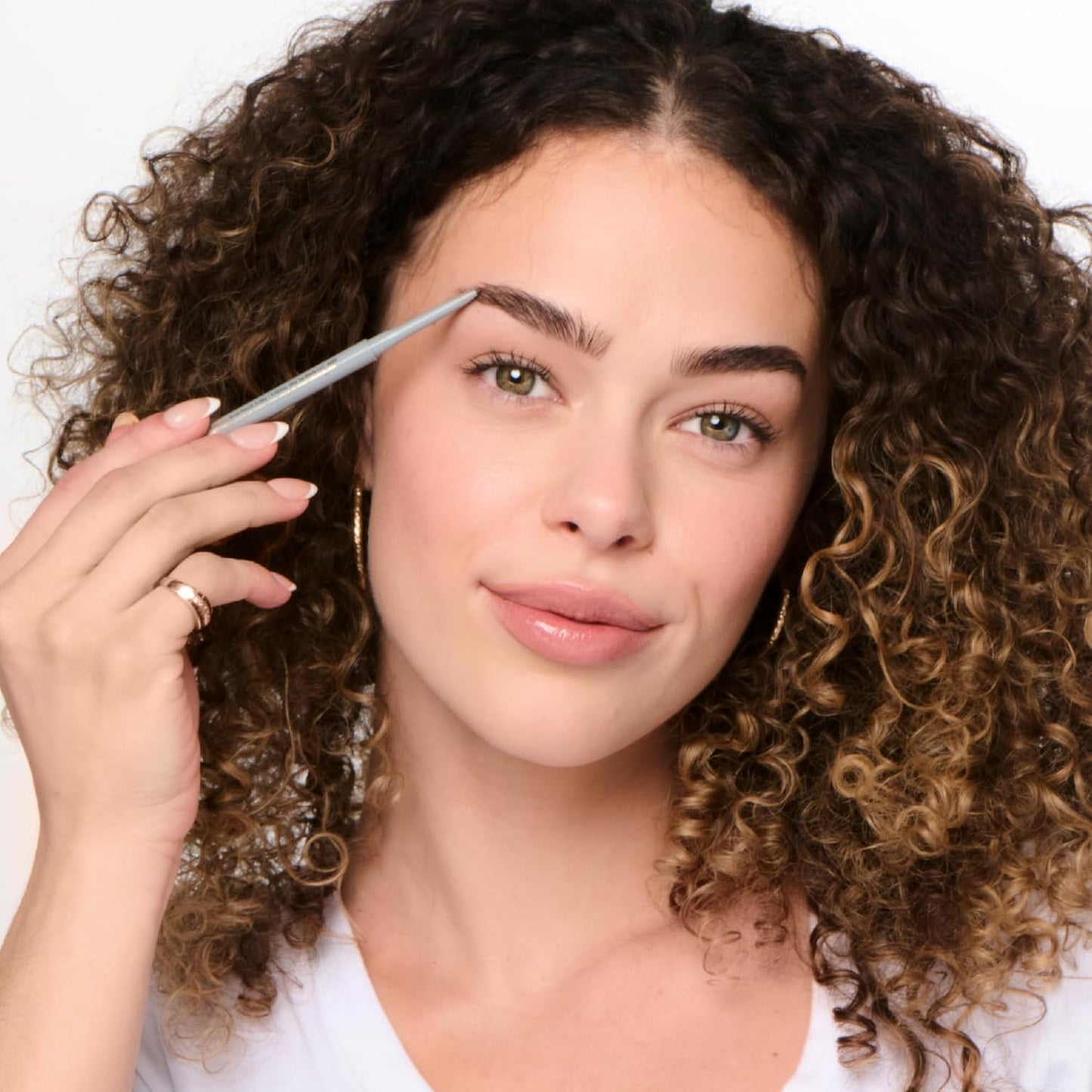 Easy Everyday™ Brow Pencil - Best Eyebrow Pencil for Women, Smudge Proof Hair-Like Strokes, 1.2mm Precision Tip with Spoolie, Vegan (Dark Brown)