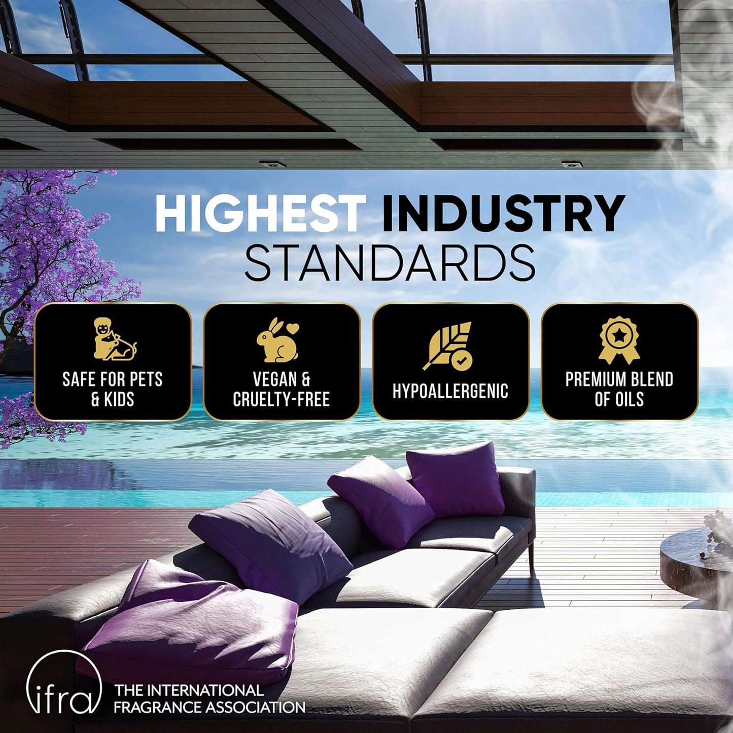 Luxury Hotel Diffuser Oil for Hotels and Homes - Aromatherapy Oils for use with an Essential Oil Diffuser at Home - Fragrance-Scent Diffuser Oil Blend (The Penthouse) 4.05fl oz (120ml)