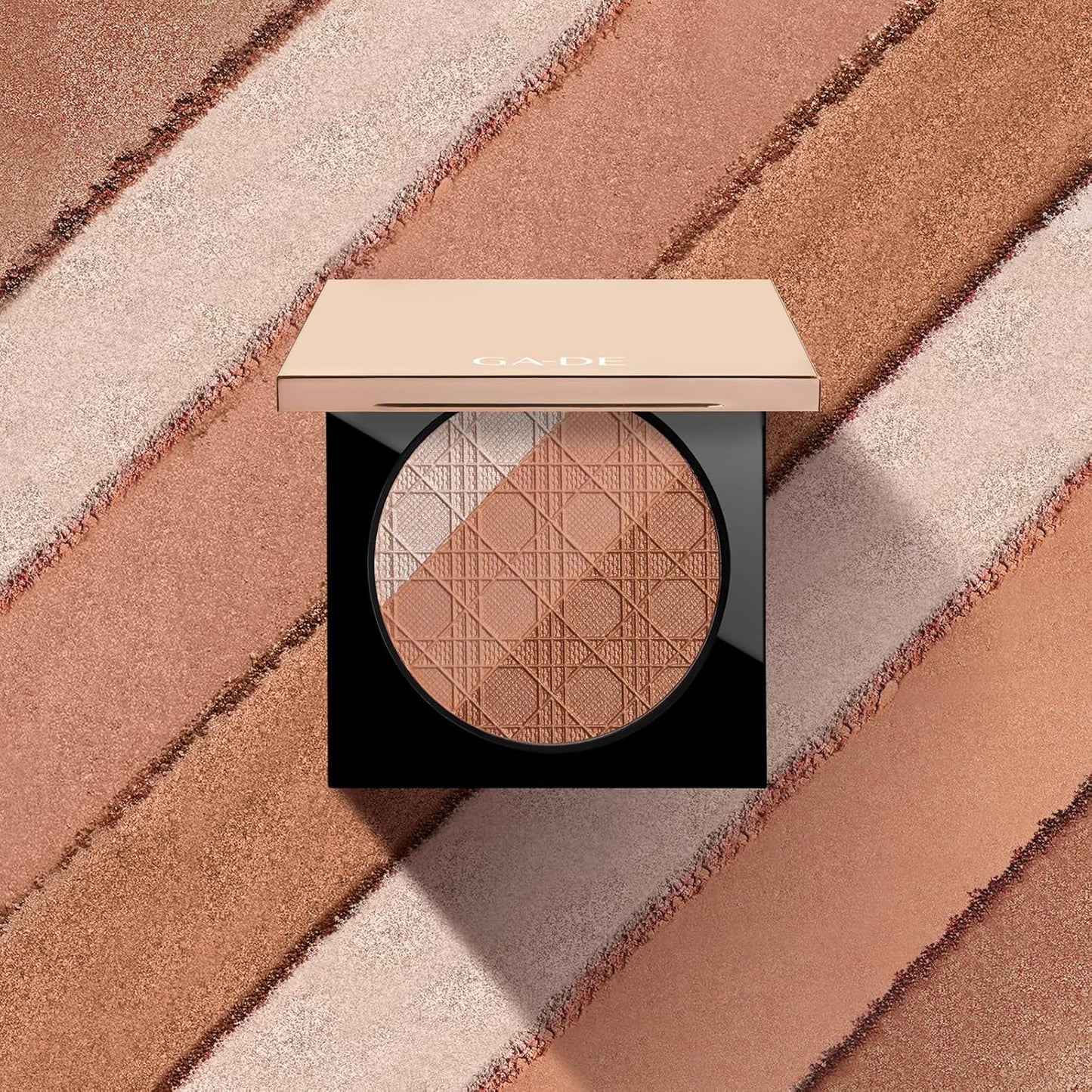 Glow FX Natural Face Palette - Blush for Cheeks, Bronzer Powder, and Highlighter Makeup - Enriched with Jojoba Oil - 135 Cool and Cozy - 0.42 oz