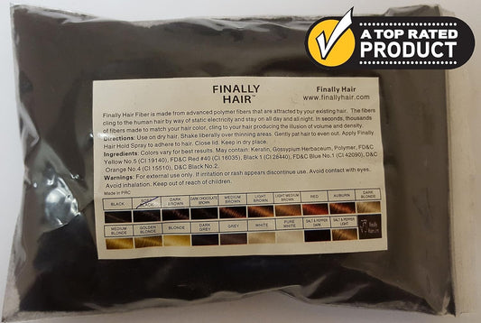 New Hair Building Fibers 100+14=114 Grams. Highest Grade Refill That You Can Use for Your Bottles From Competitors Like Toppik, Xfusion, Toppix (Soft Black)