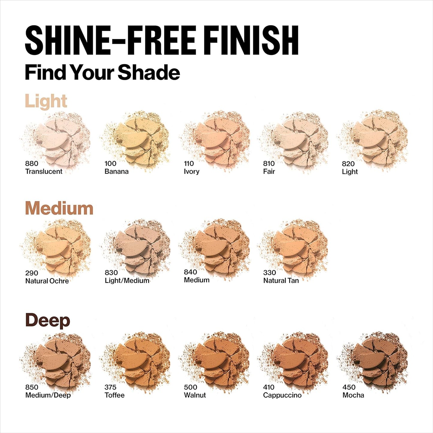 Revlon ColorStay Pressed Powder Face Makeup, Longwearing, Fragrance-Free, Noncomedogenic, 840 Medium, 0.3 oz