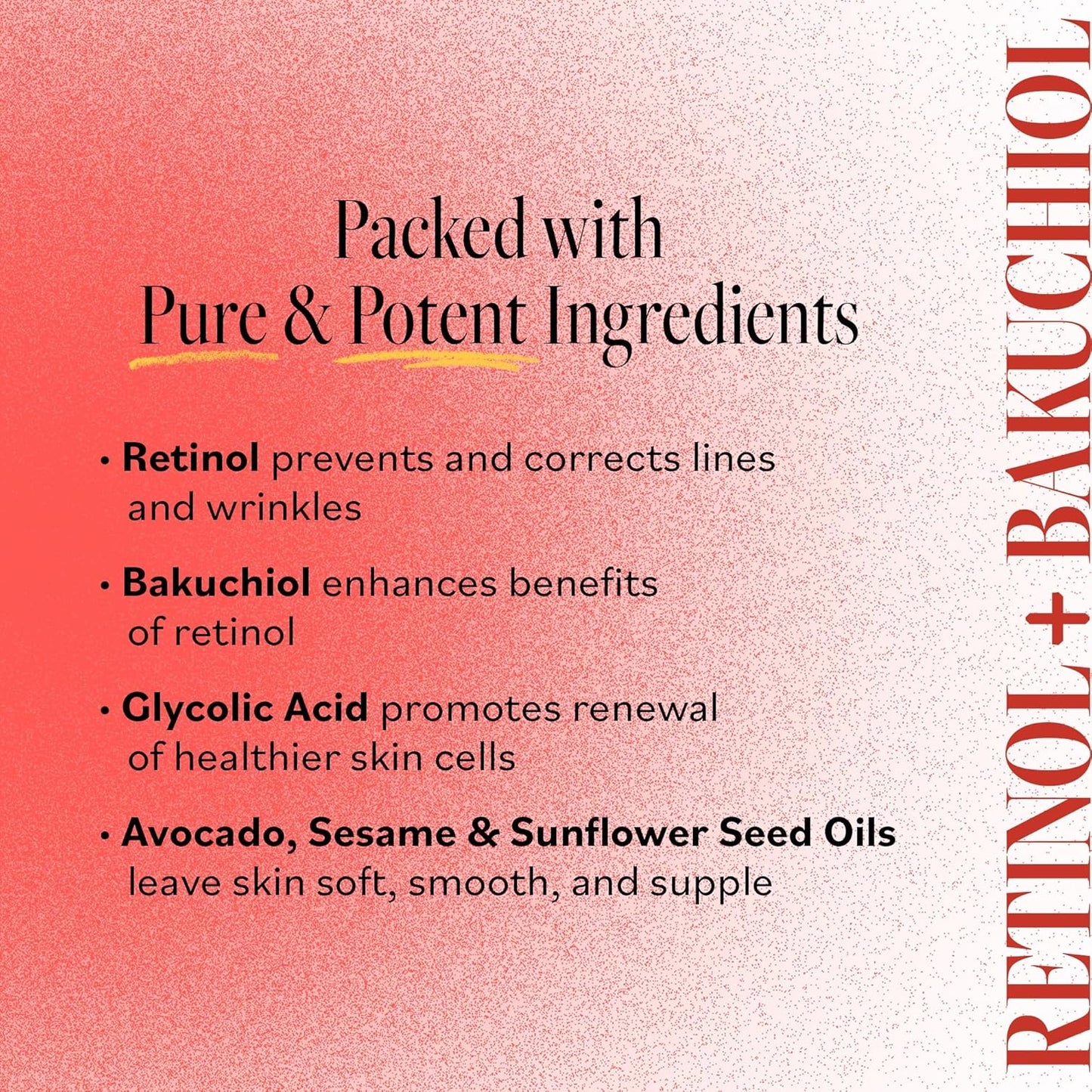 DERMA E Face Serum, Anti Aging Regenerative Retinol Serum for Face, 1 Fl Oz, Vitamin A, Bakuchiol, Glycolic Acid, Green Tea Extract, Helps Reduce Appearance of Fine Lines and Wrinkles