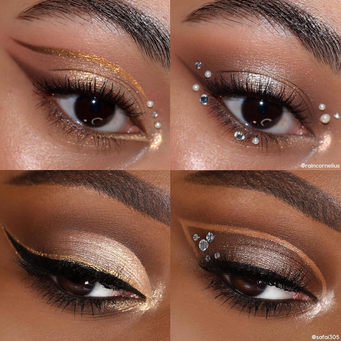 ColourPop Feelin' Bubbly Eyeshadow Palette - Brown & Gold Palette with Metallic and Matte Finishes - High-Pigment Eye Makeup with a Long-Wearing Formula (0.3 oz)