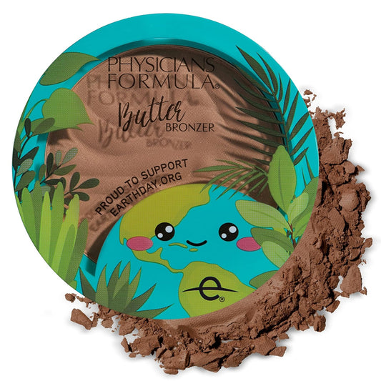 Physicians Formula Earth Day Butter Bronzer Deep Bronzer, Clean Beauty, Dermatologist Tested, Vegan, Cruelty-Free